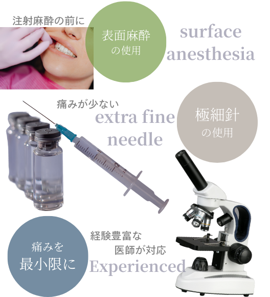 痛みの少ない丁寧な治療